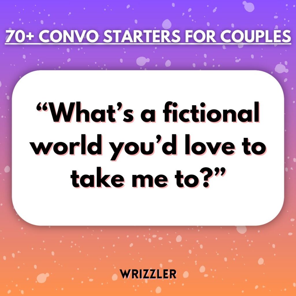 Conversation starters for new couples