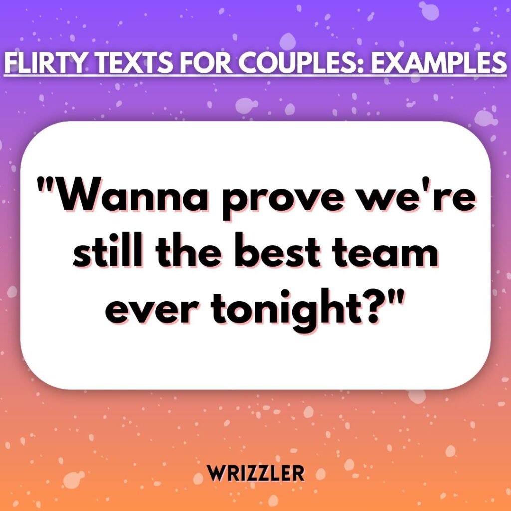 Flirty text messages for couples