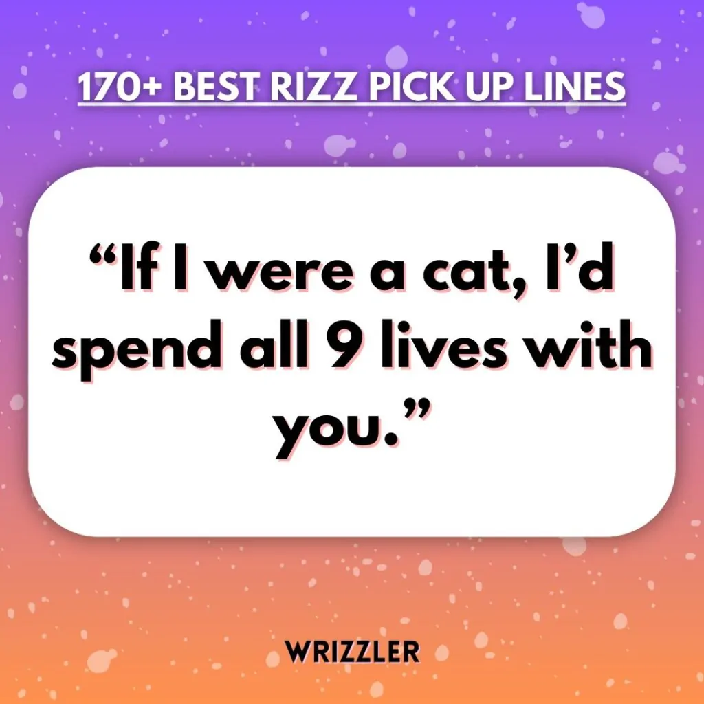 Flirty Rizz pick up lines